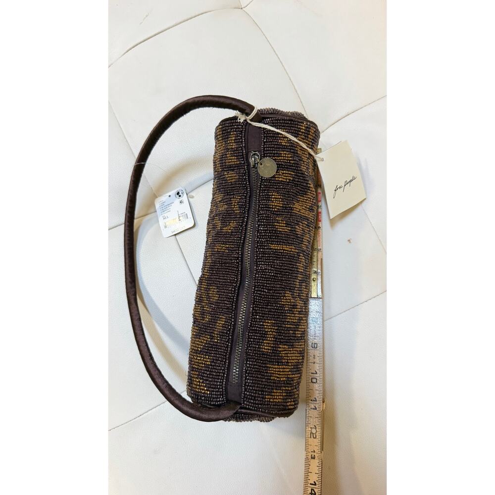 Free People Beaded Barrel Shoulder Bag – Black/Bronze – NWT $98 - Picture 8 of 10